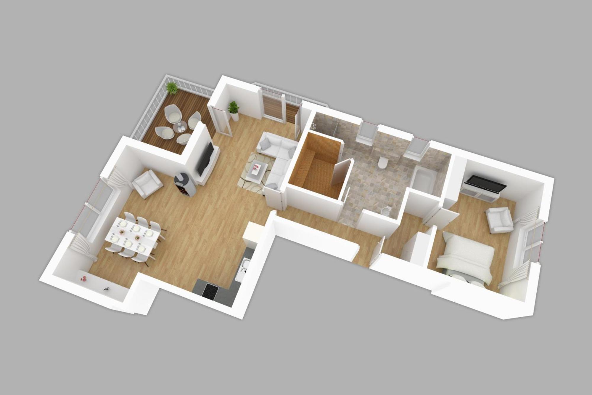 Myhome Ruegen - Haus Sonnenmeer Sellin  Rom bilde